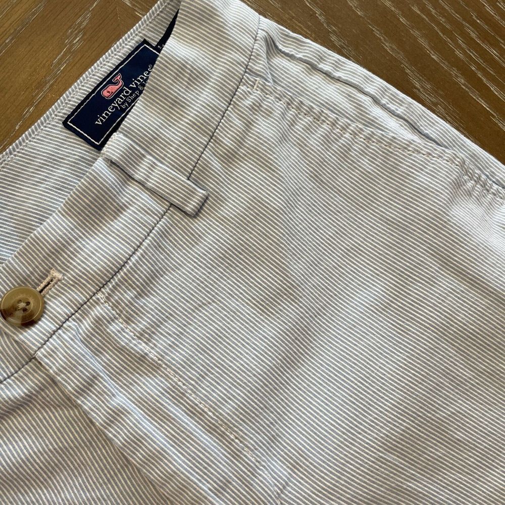 Vineyard Vines‎ Stretch Breaker Pant Blue Tapered Mens 30x30 Flat Front VGUC